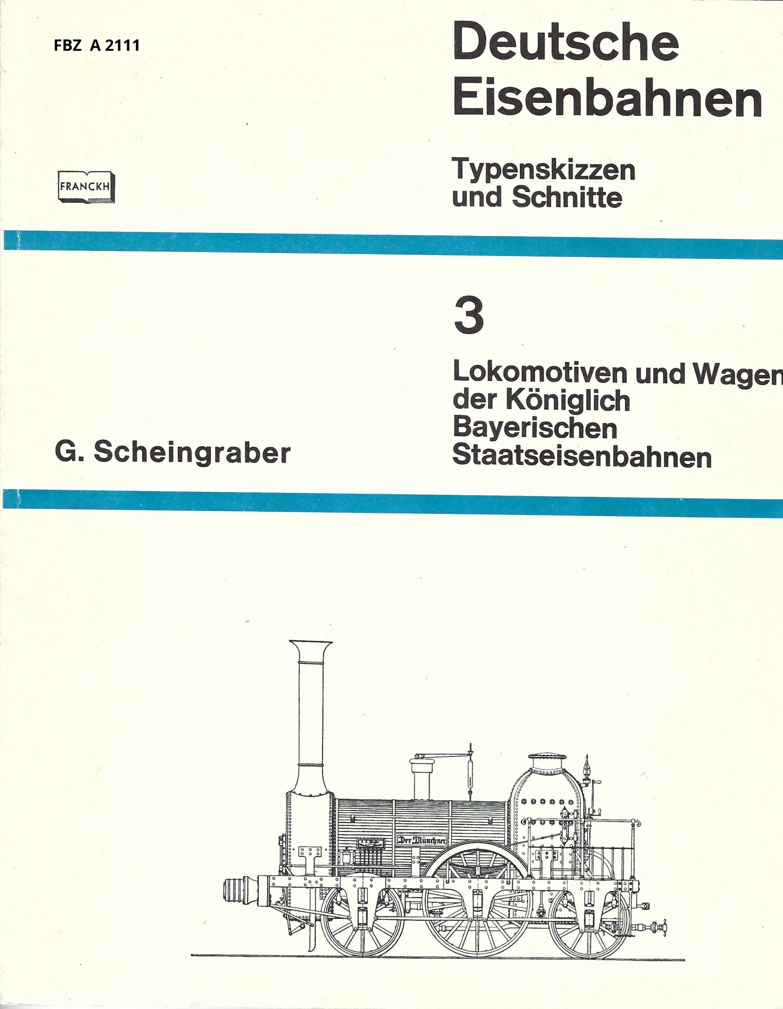 Bild von Lokomotiven und Wagen der Königlich Bayerischen Staataeisenbahnen