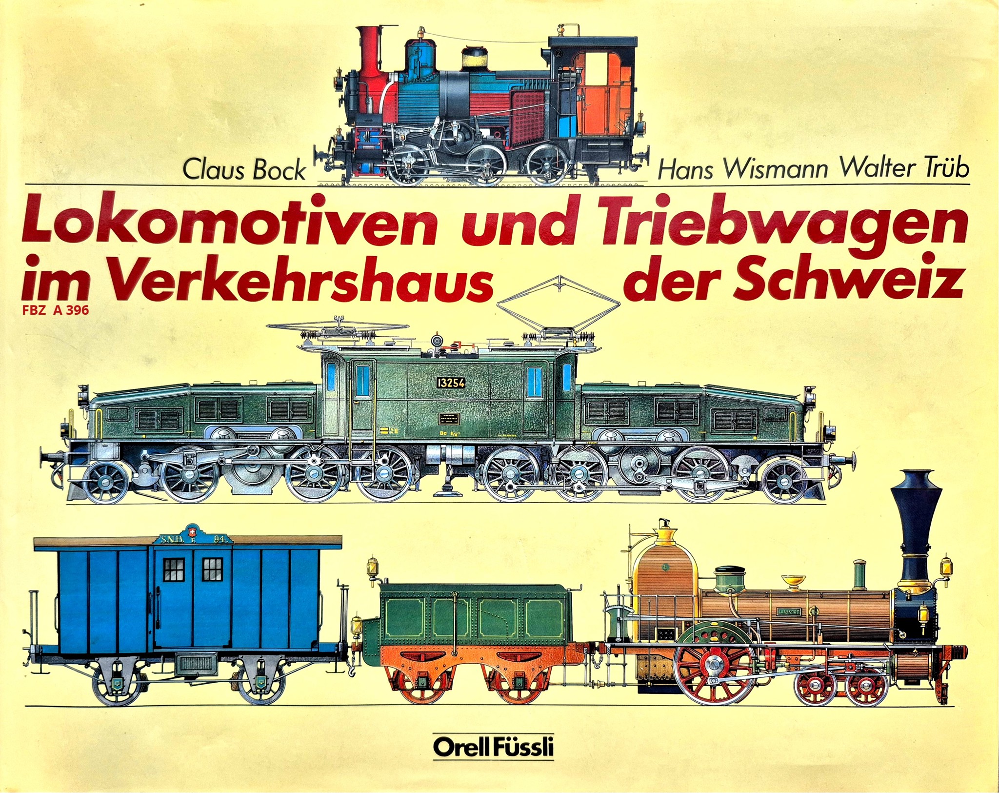 Bild von Lokomotiven und Triebwagen im Verkehrshaus der Schweiz