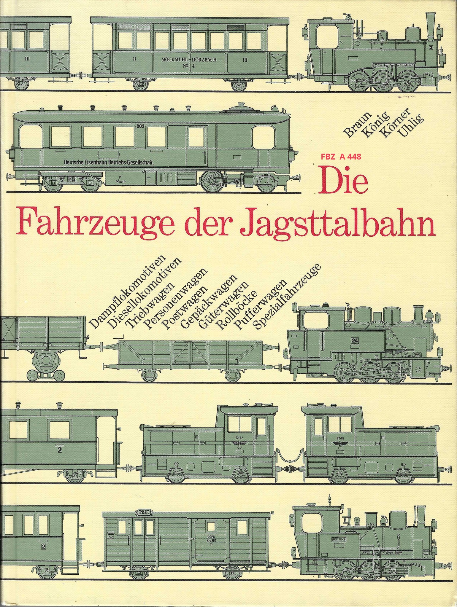 Bild von Die Fahrzeuge der Jagsttalbahn