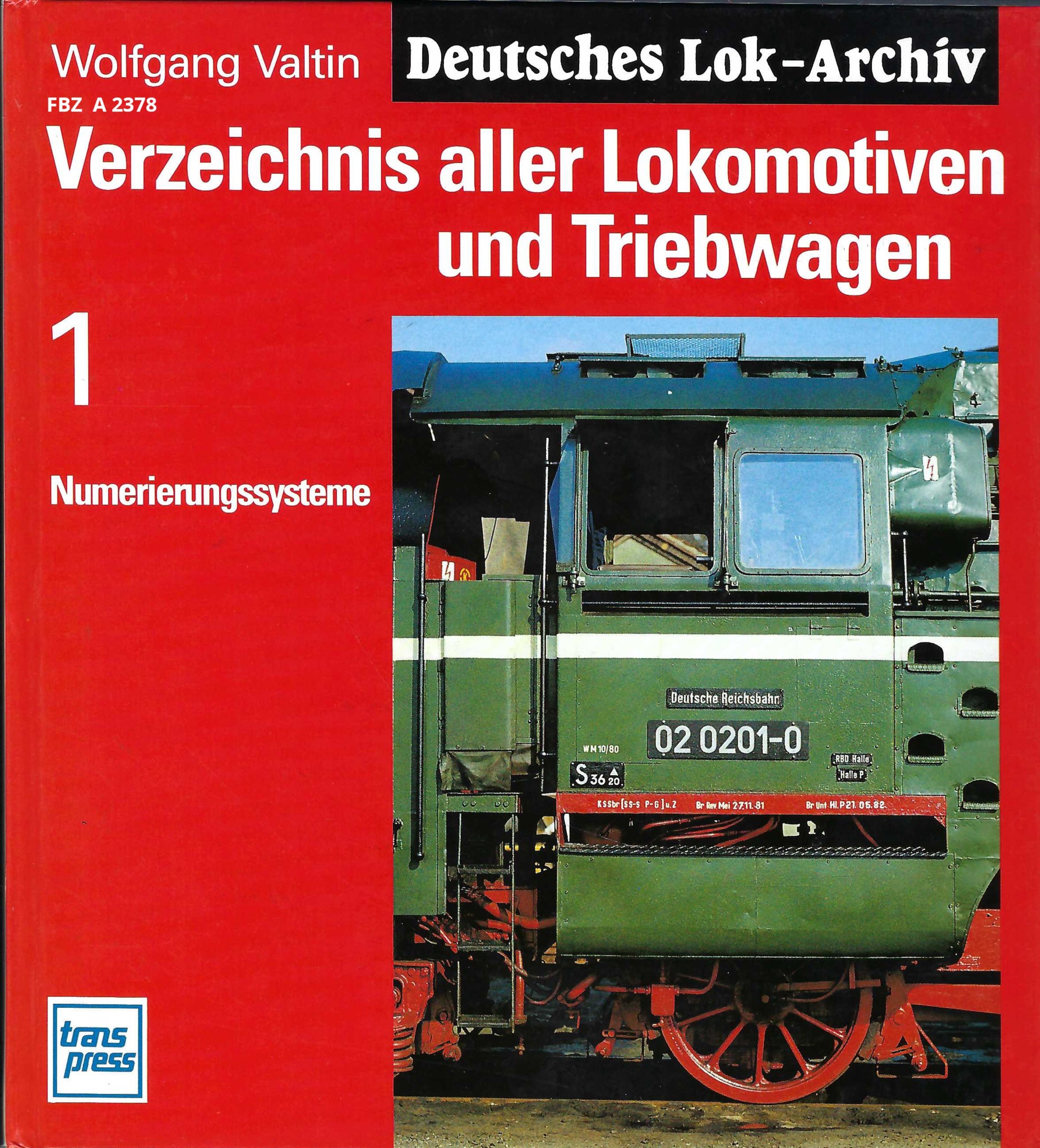 Bild von Verzeichnis aller Lokomotiven und Triebwagen - 1