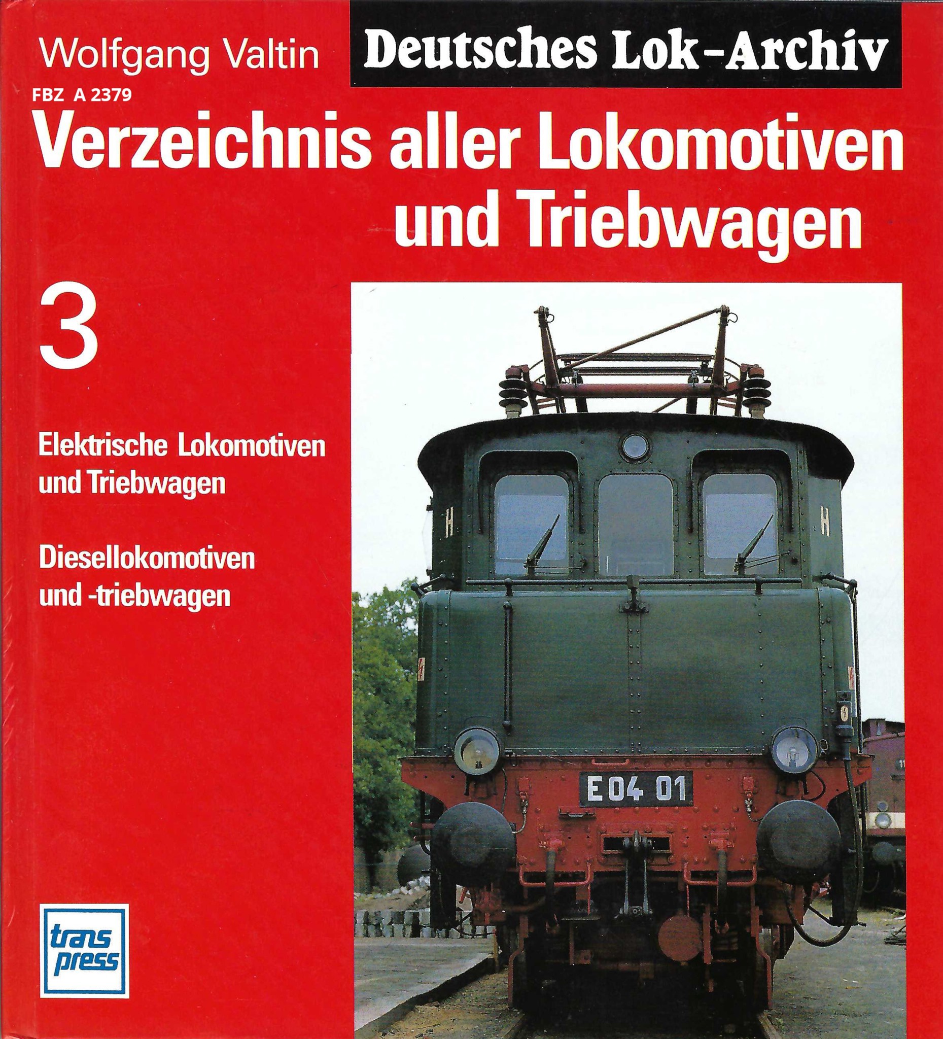 Bild von Verzeichnis aller Lokomotiven und Triebwagen - 3
