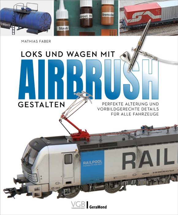 Bild von Loks und Wagen mit Airbrush gestalten