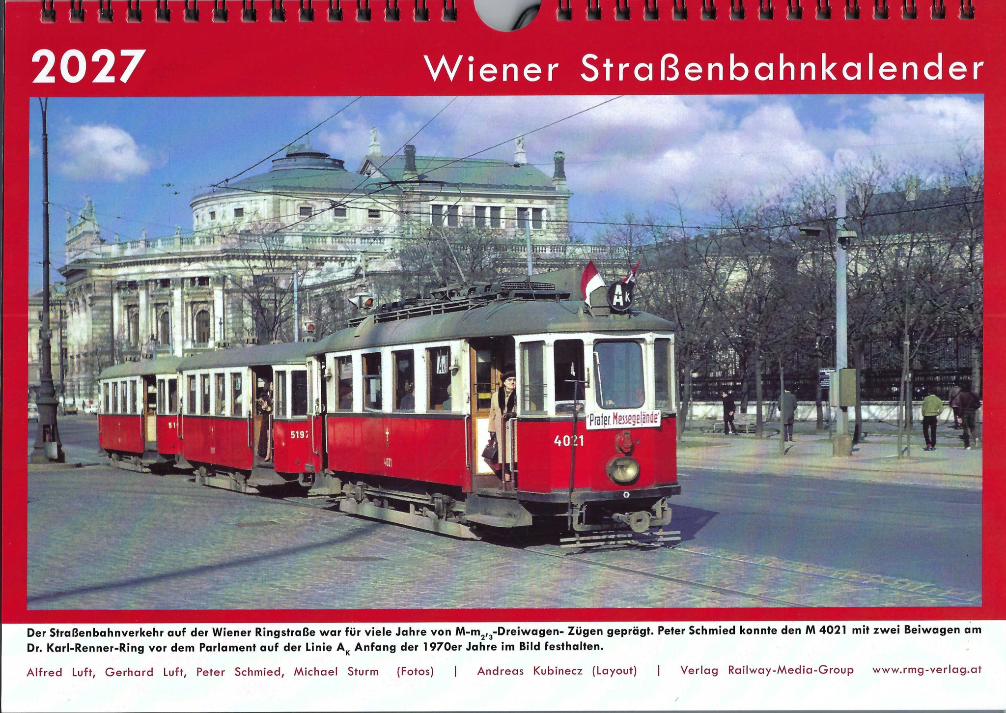 Bild von Wiener Straßenbahnkalender 2027