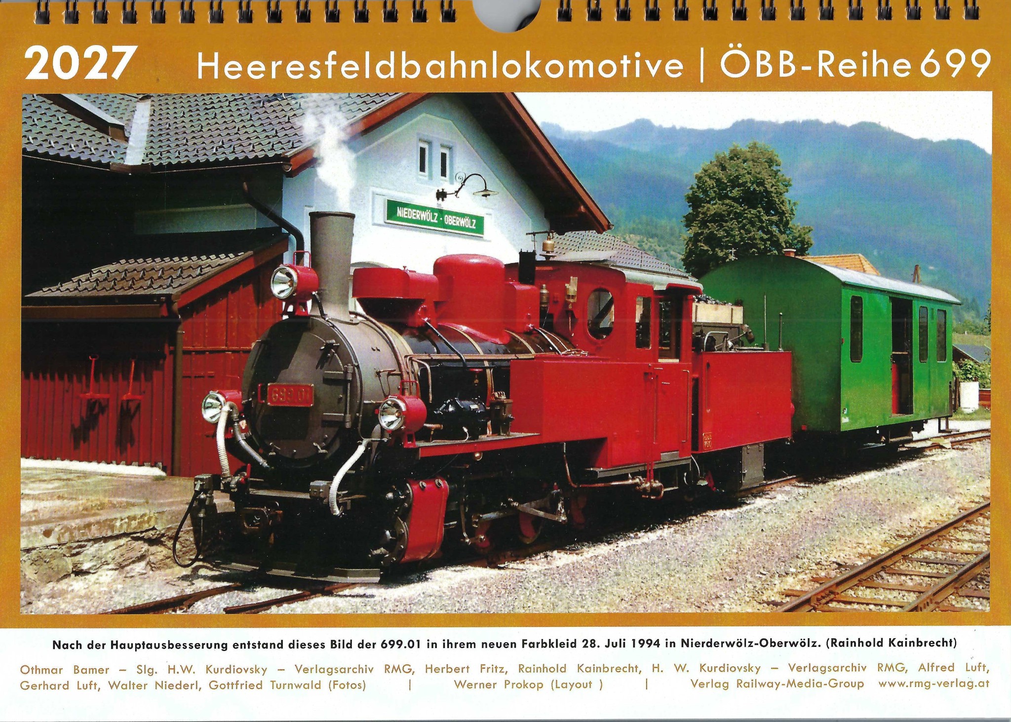 Bild von Kalender 2027 - Reihe 699