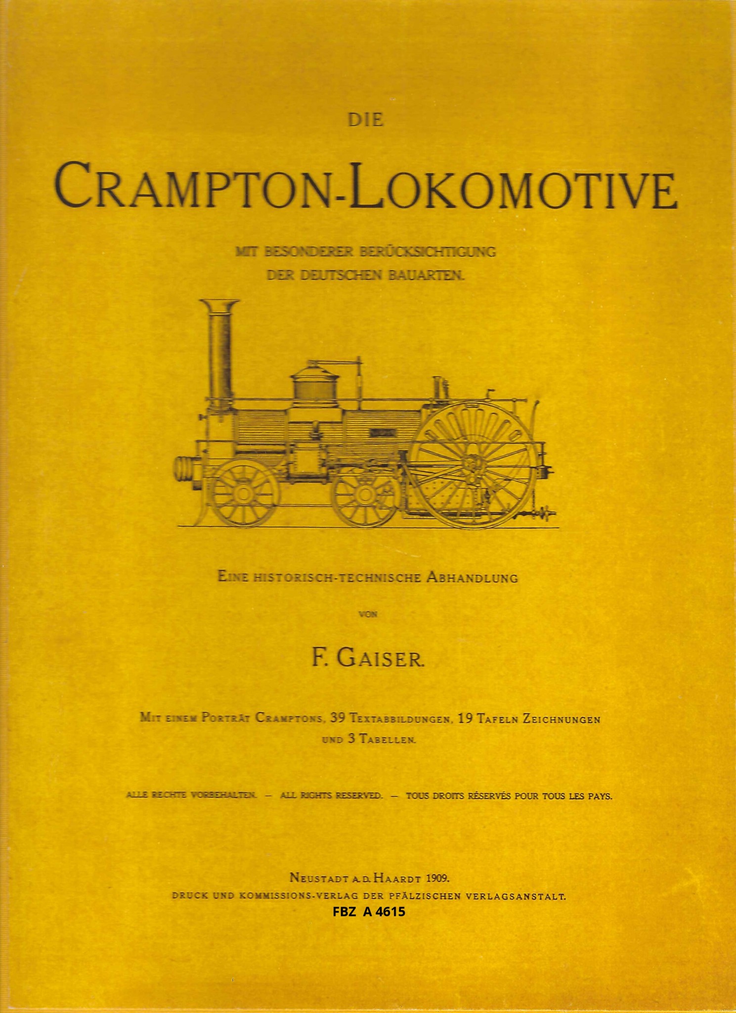 Die Crampton-Lokomotive - mit besonderer Berücksichtigung der deutschen Bauarten