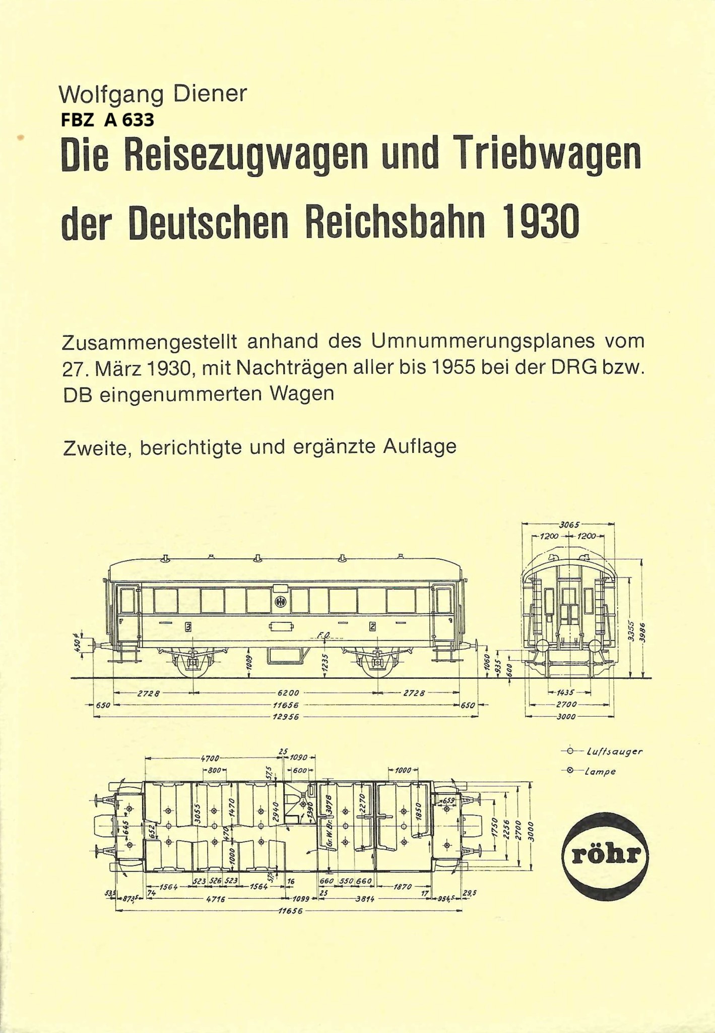 Die Reisezugwagen und Triebwagen der Deutschen Reichsbahn 1930