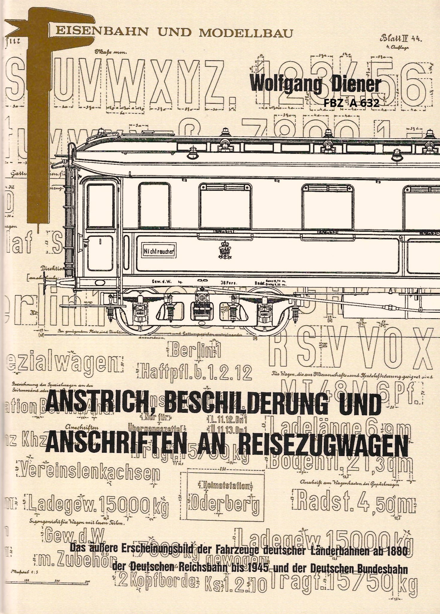 Anstrich, Beschilderung und Anschriften an Reisezugwagen