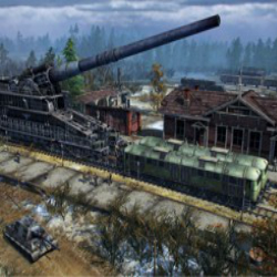 Bild für Kategorie Militäreisenbahnen, Eisenbahn und Krieg
