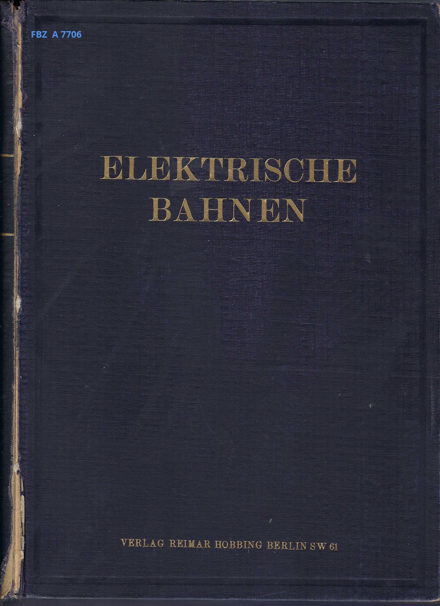 Bild von Elektrische Bahnen 1928 