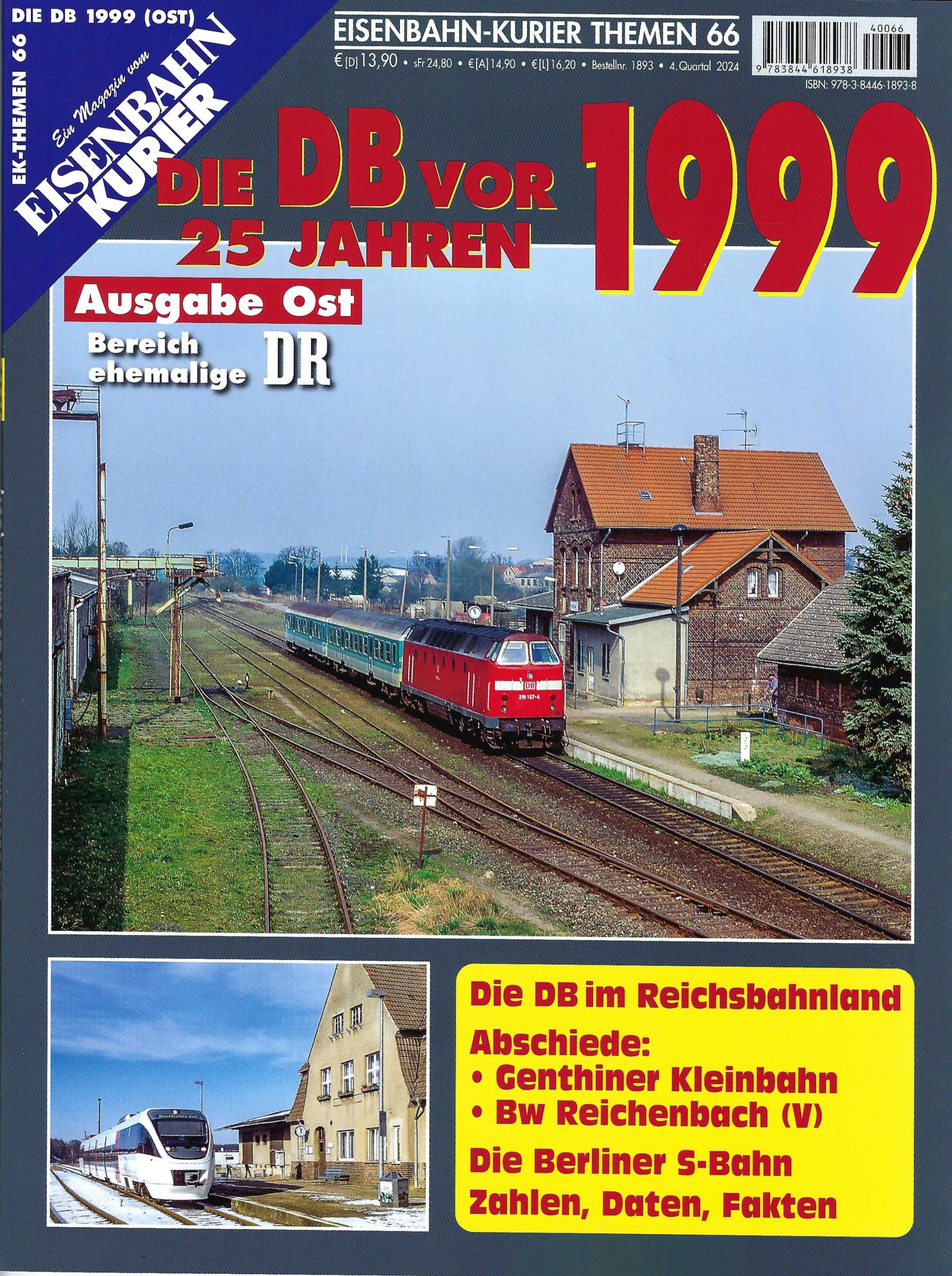 Bild von DB vor 25 Jahren - 1999 Ost