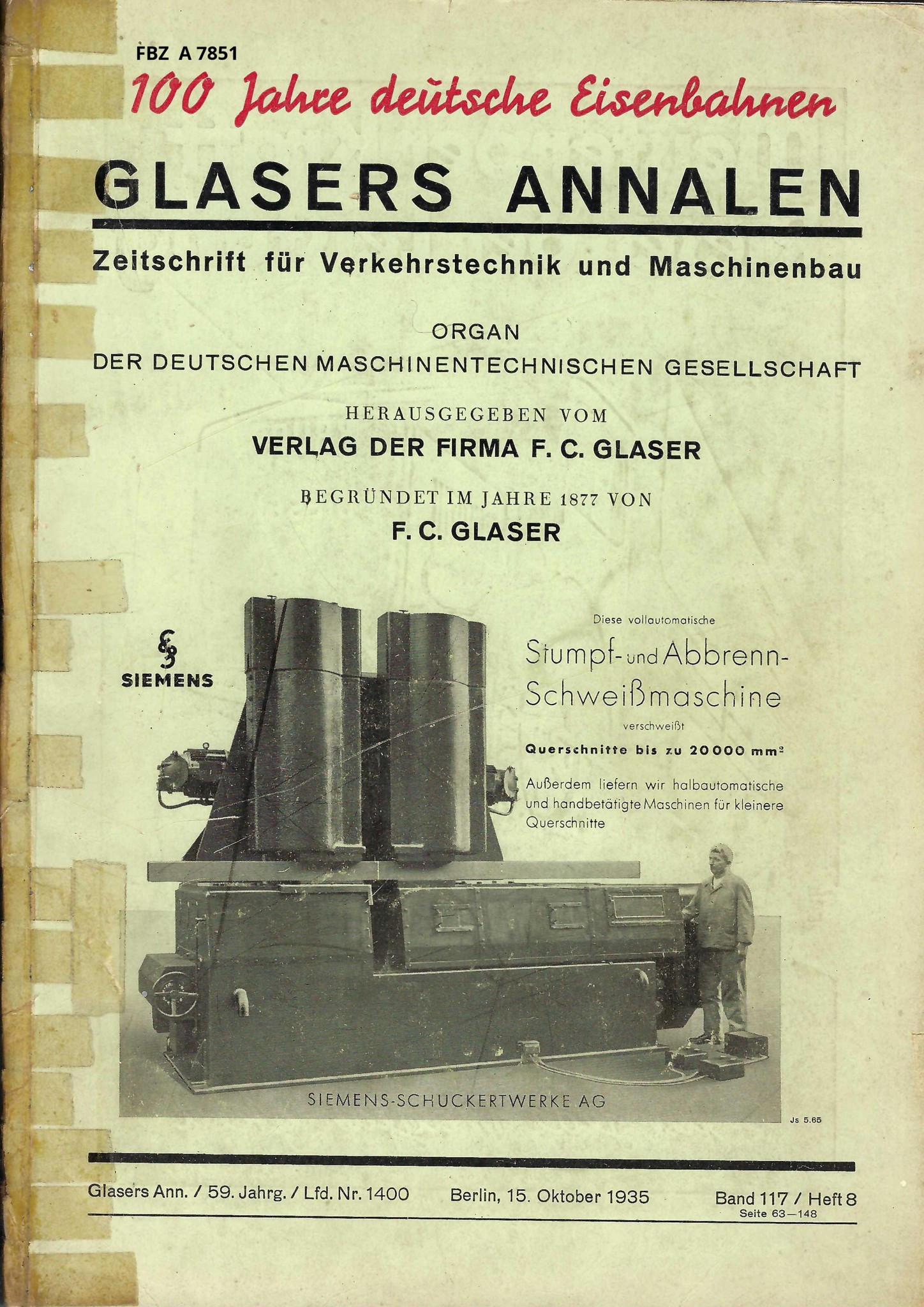 Bild von 100 Jahre Deutsche Eisenbahnen