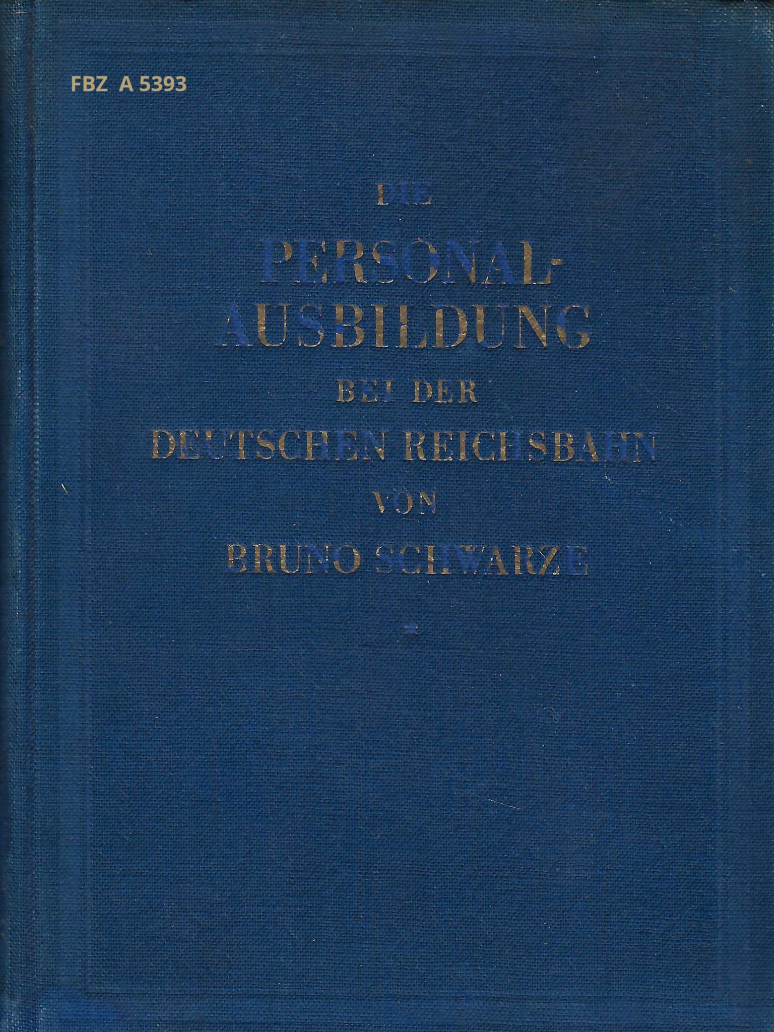 Bild von Die Personalausbildung bei der Deutschen Reichsbahn