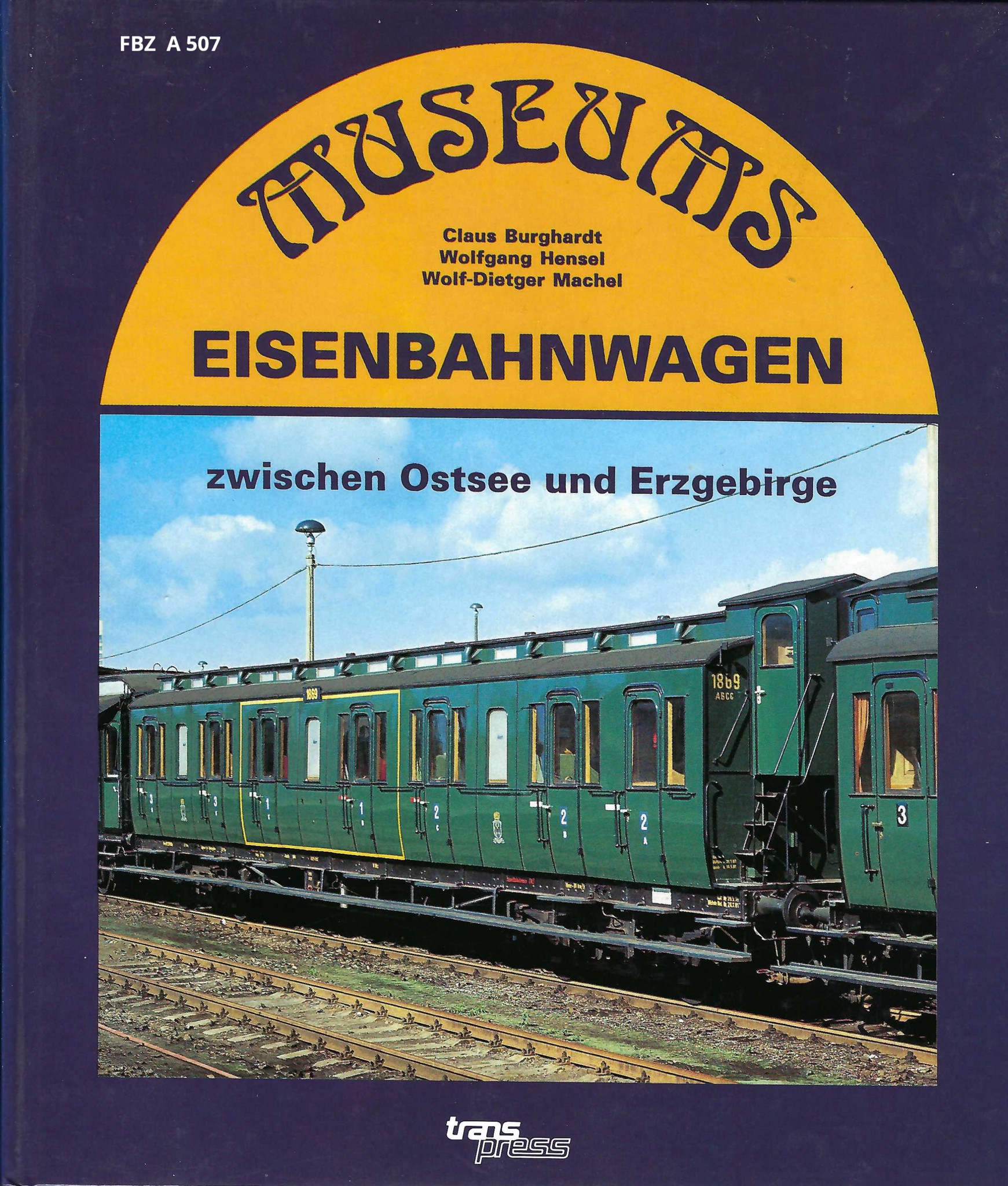 Bild von Museums-Eisenbahnwagen zwischen Ostsee und Erzgebirge