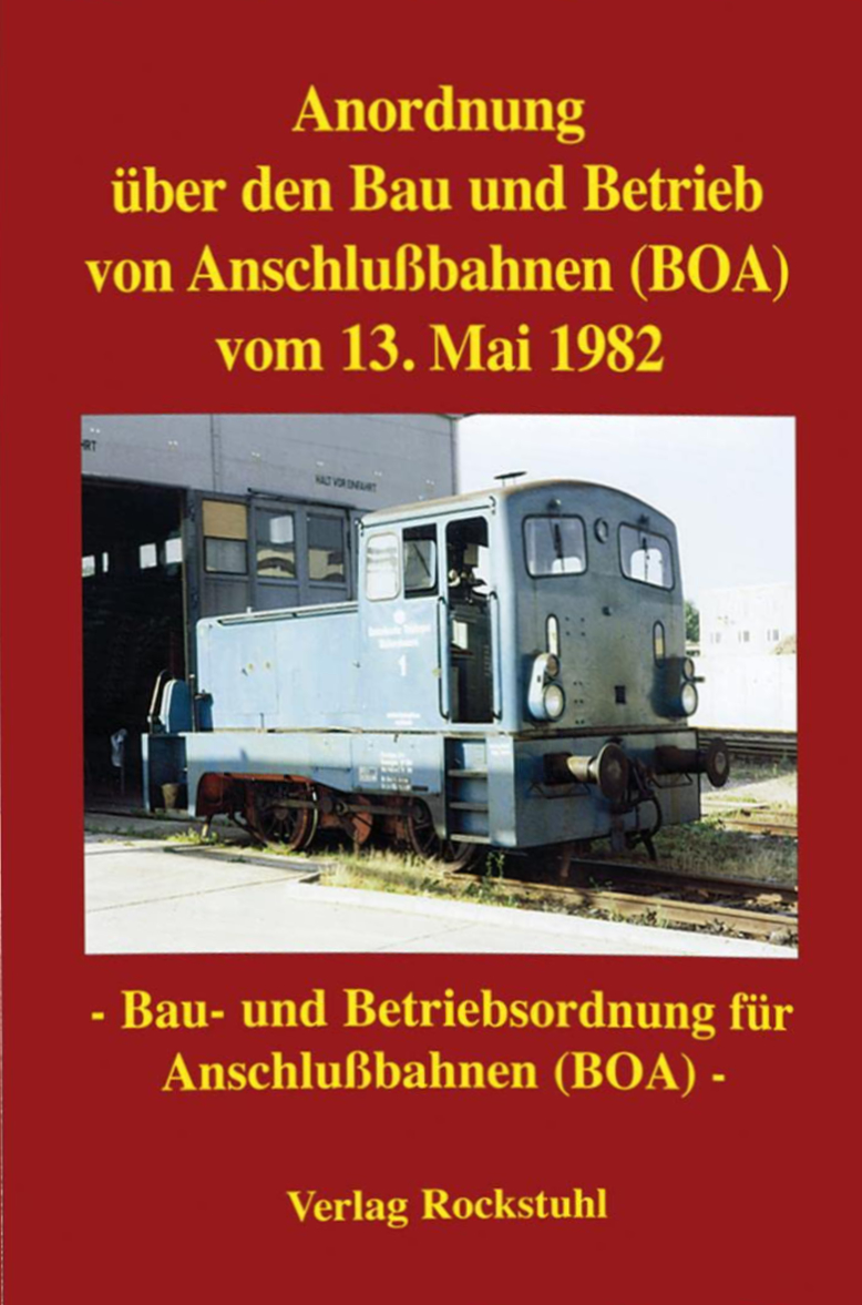 Bild von Anordnung über den Bau und Betrieb von Anschlußbahnen