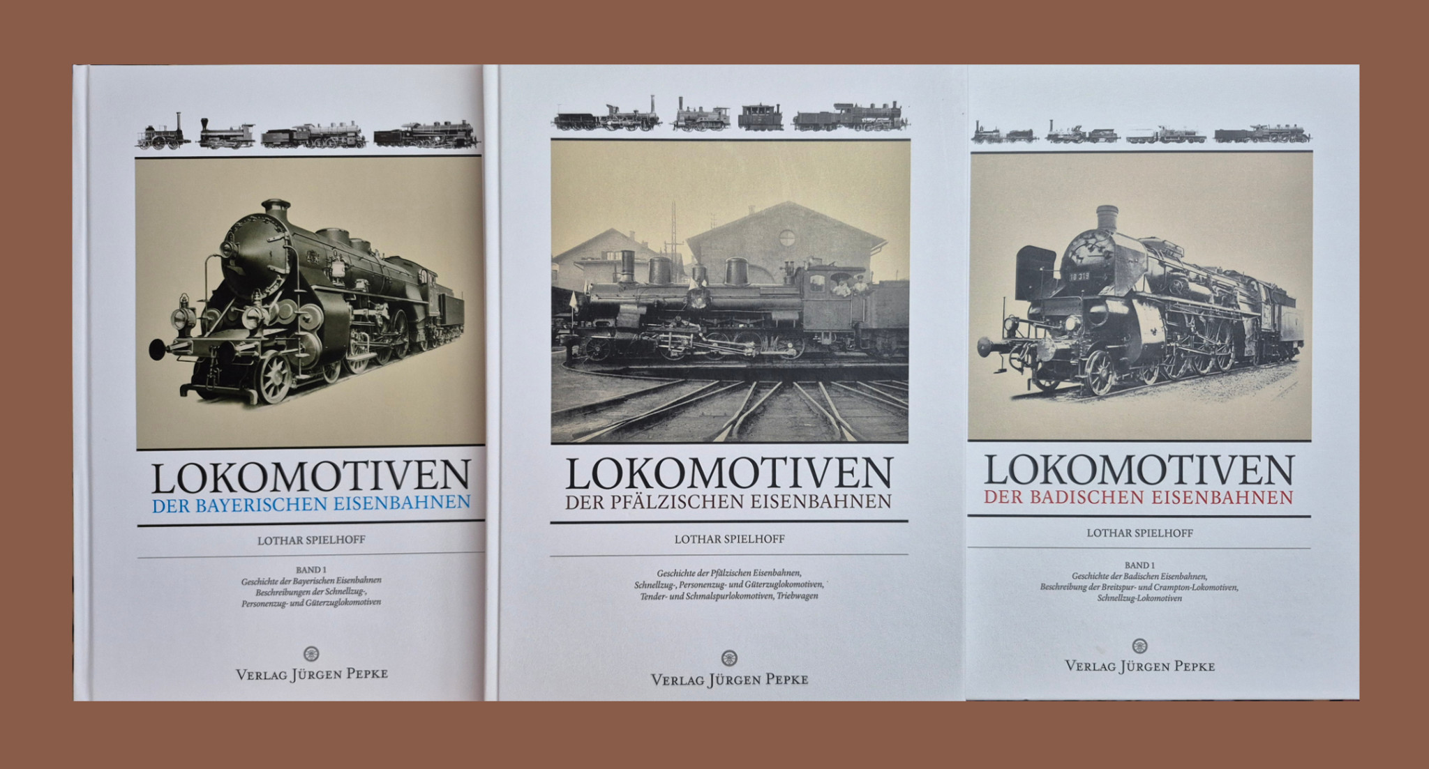 Bild von Lokomotiven der Bayerischen, Pfälzischen und badischen Eisenbahnen